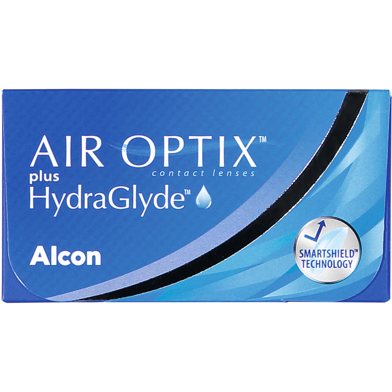 AIR OPTIX plus HydraGlyde 3 Dreimonats-Kontaktlinse -0.50