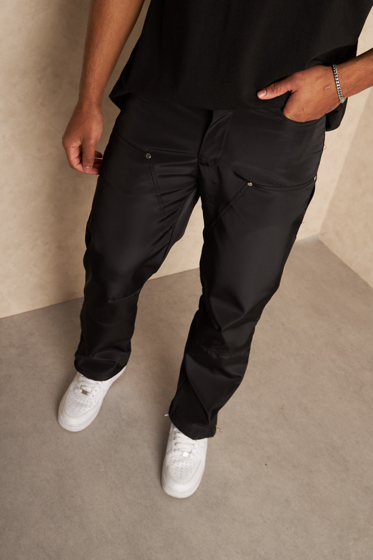 Jogger pant en toile noir