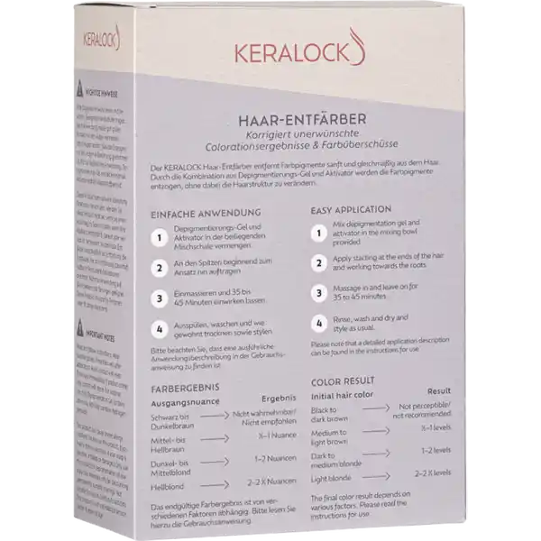 Haar-Entfärber Depigmentierungs-Gel