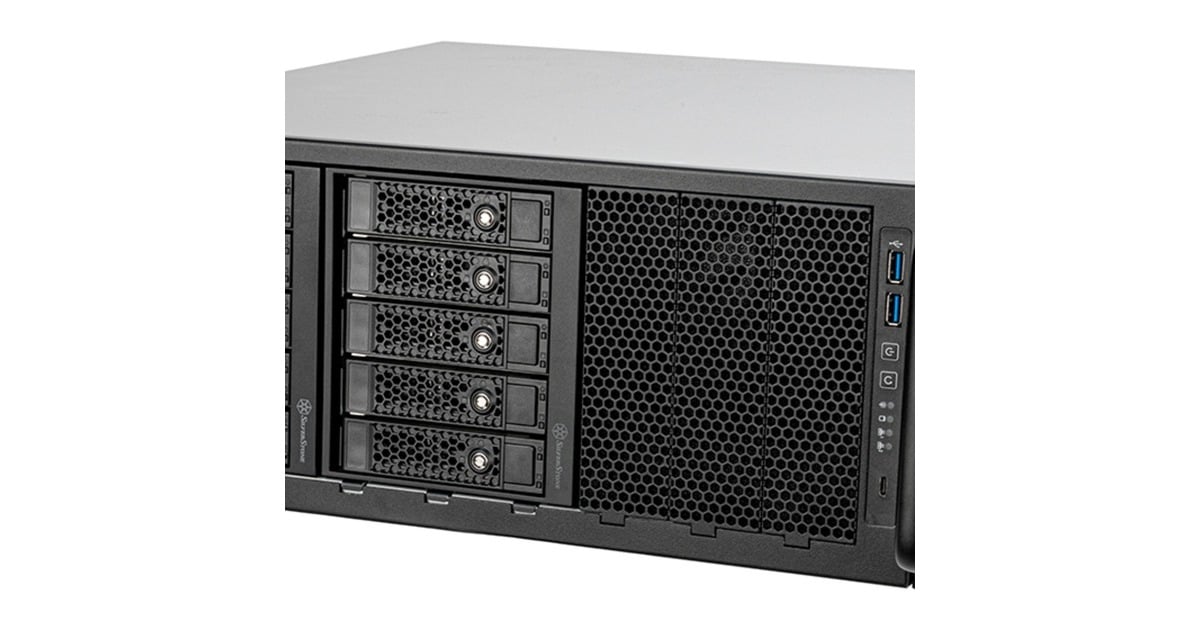 SilverStoneRM45-360 server behuizing  (Zwart)