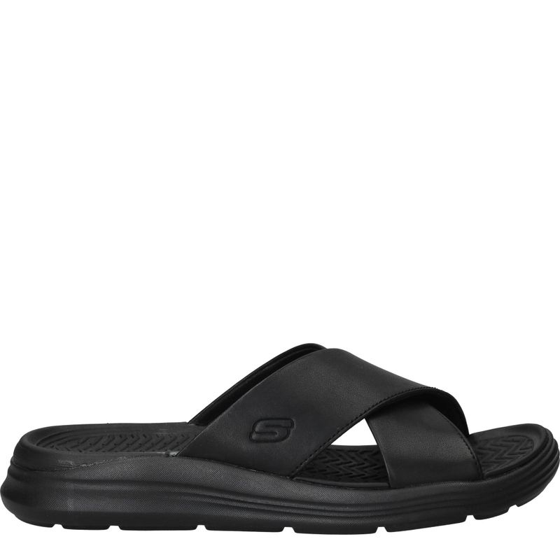Skechers Relaxed Fit Sargo Denal Slippers Zwart Heren