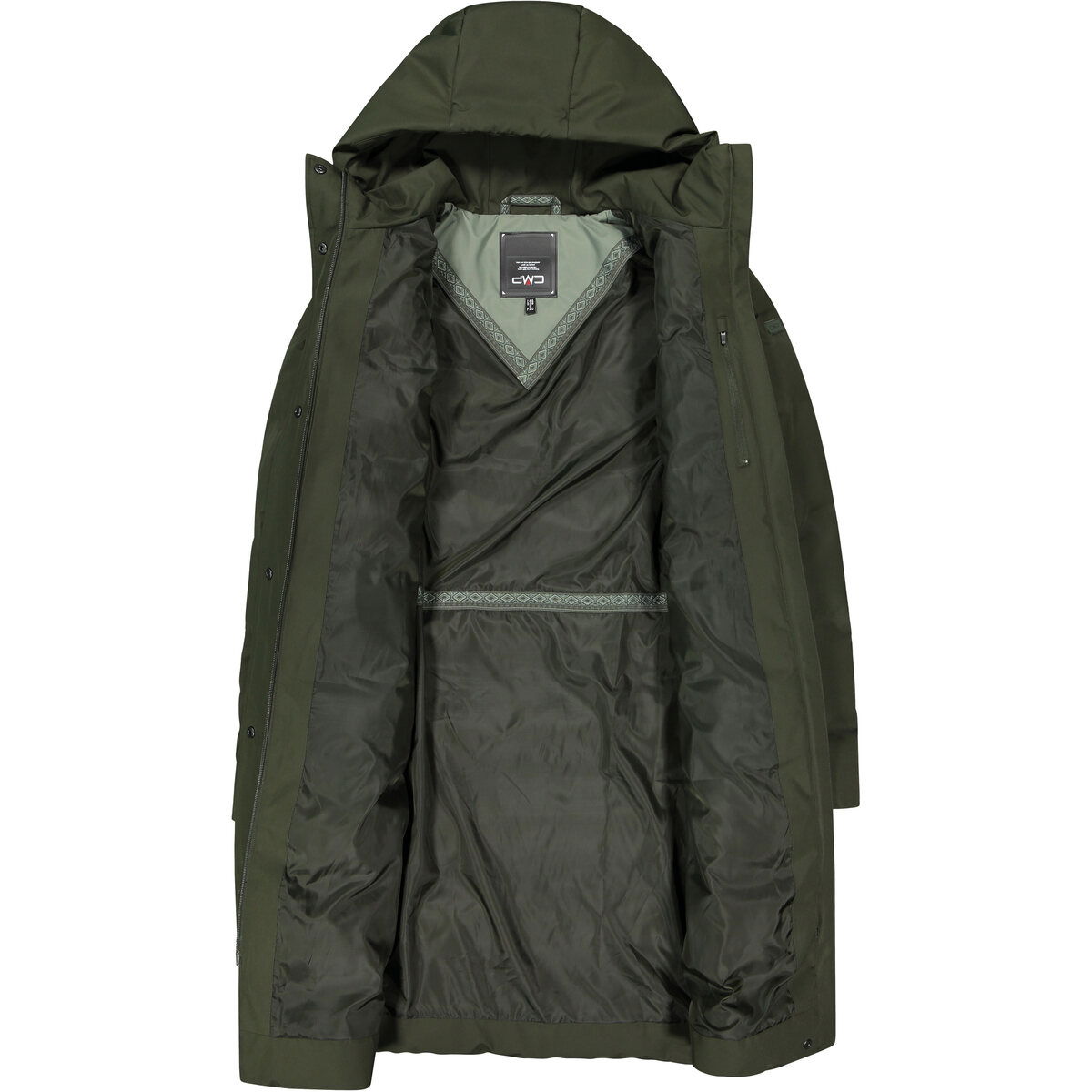CMP Coat Fix Hood Parka Vinterjakke Dame