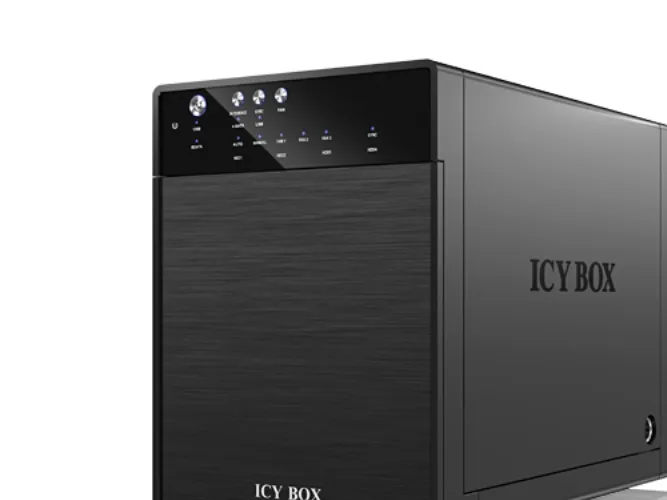 ICY BOX IB-3640SU3 - Harddisk-array - 4 bays (SATA-600) - HDD 0 - SATA 3Gb/s, USB 3.0 (ekstern)
