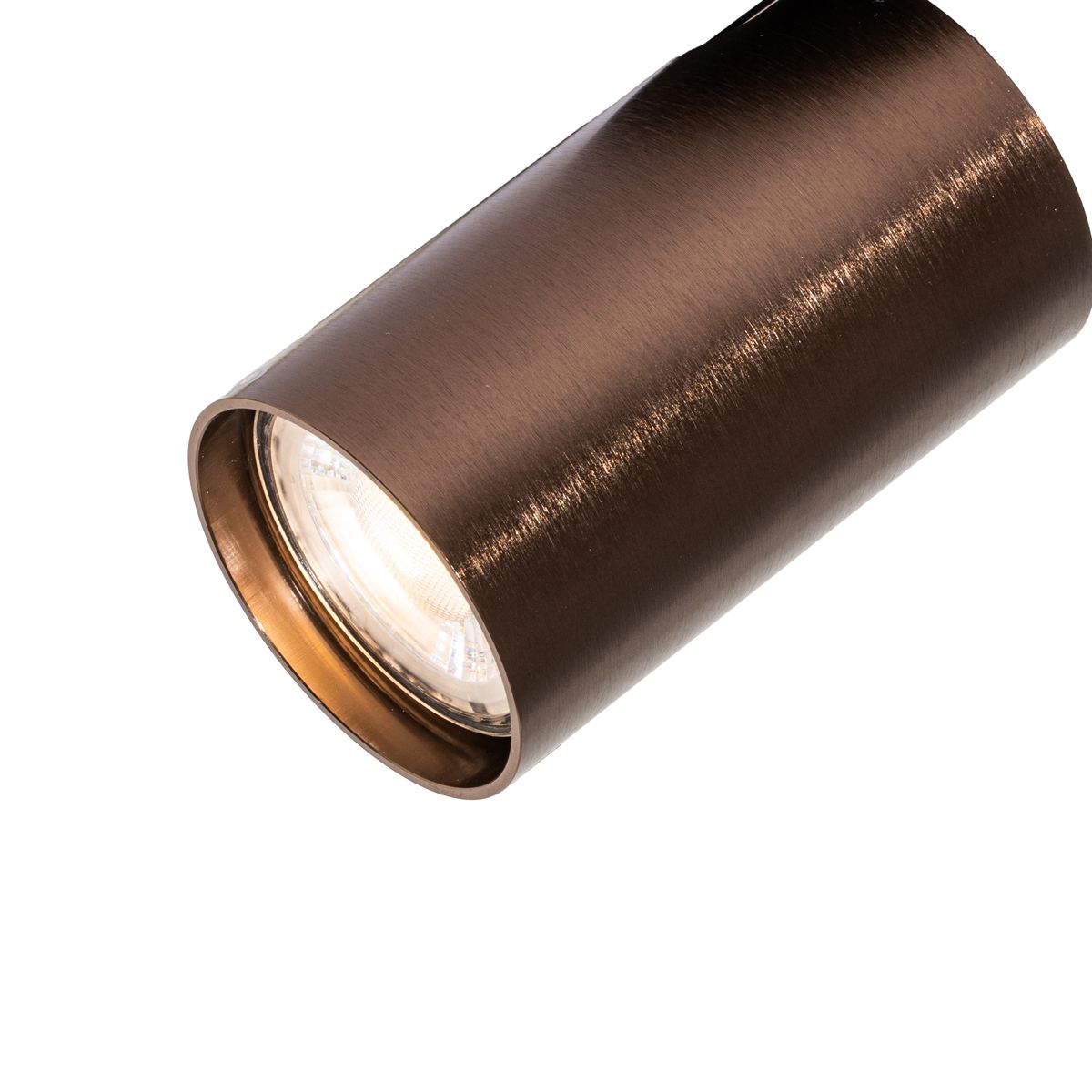 Moderne inbouwspot donker brons GU10 50mm - Chels