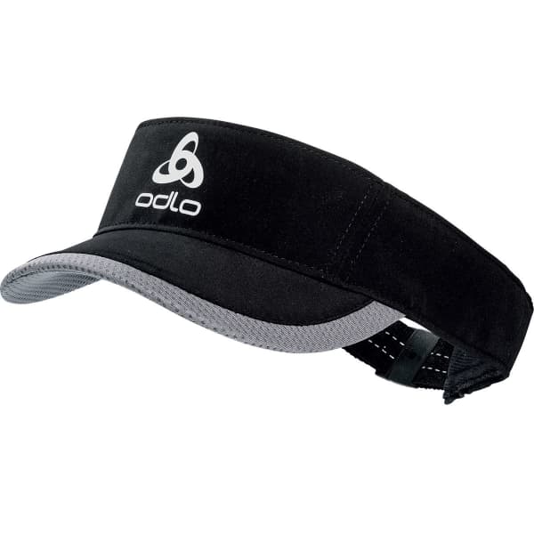 Visière running ODLO CERAMICOOL LIGHT VISOR CAP BLACK - BLACKPACK