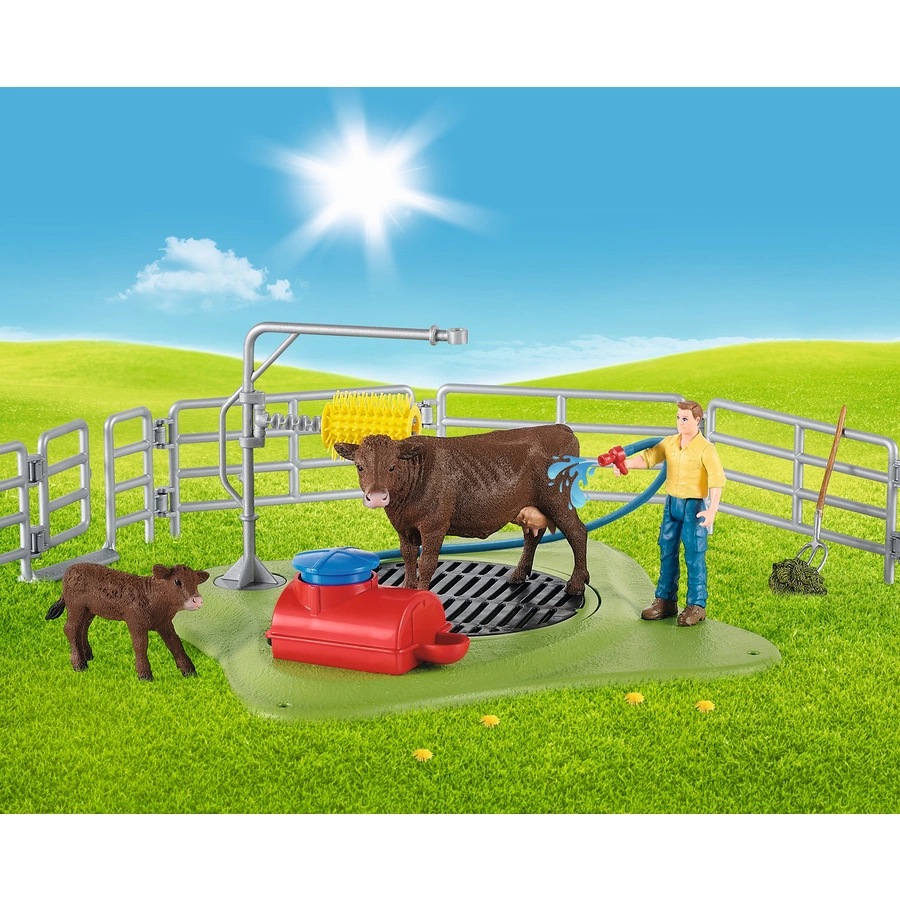 schleich® Farm World Kuh Waschstation 42529