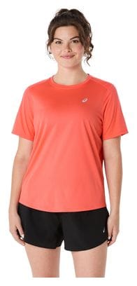 Maillot manches courtes Asics Core Run Corail Femme