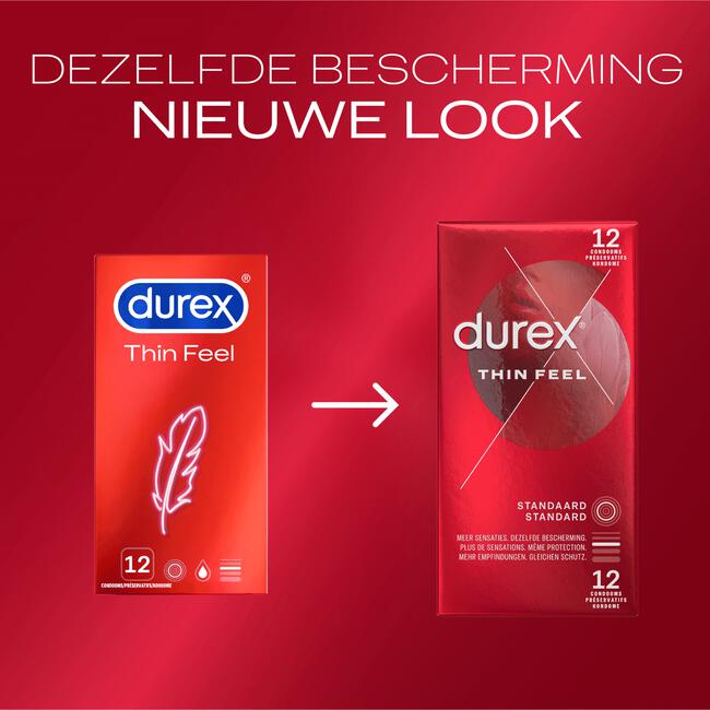 Durex Condooms Thin Feel 12 stuks