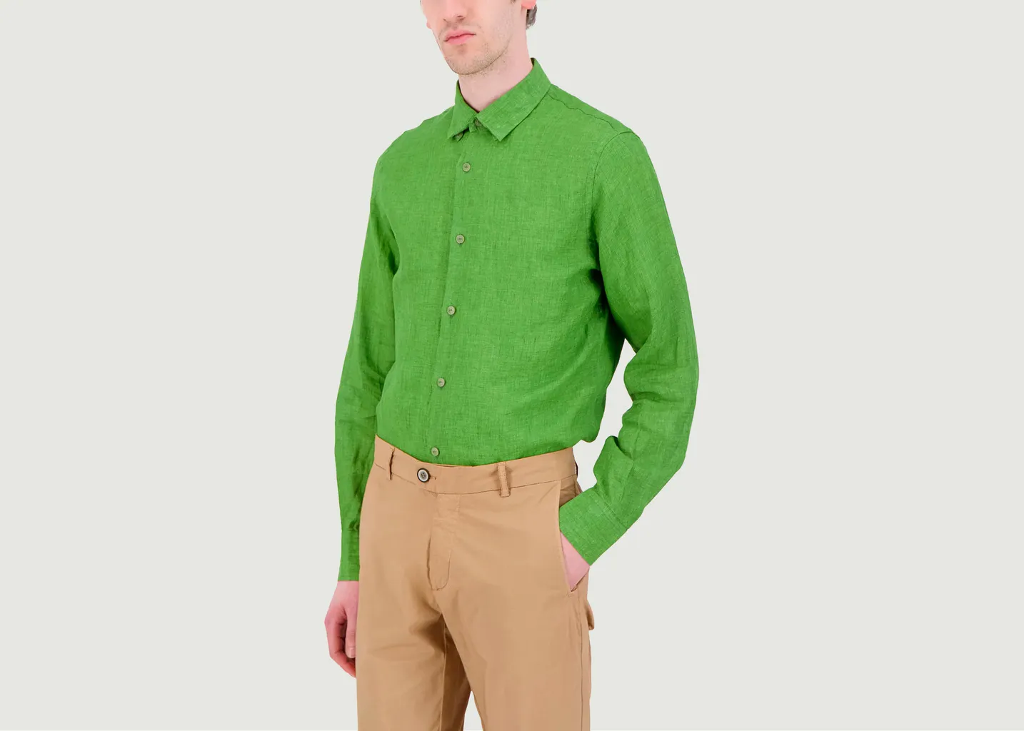 Chemise cintrée en lin JagVi Rive Gauche