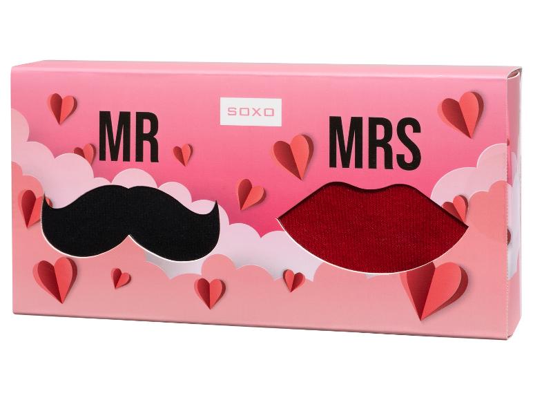 2 paar valentijnssokken