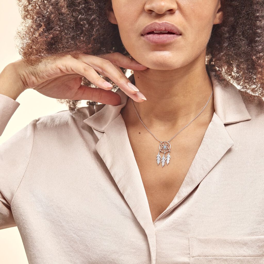 Collier Argent Polygale