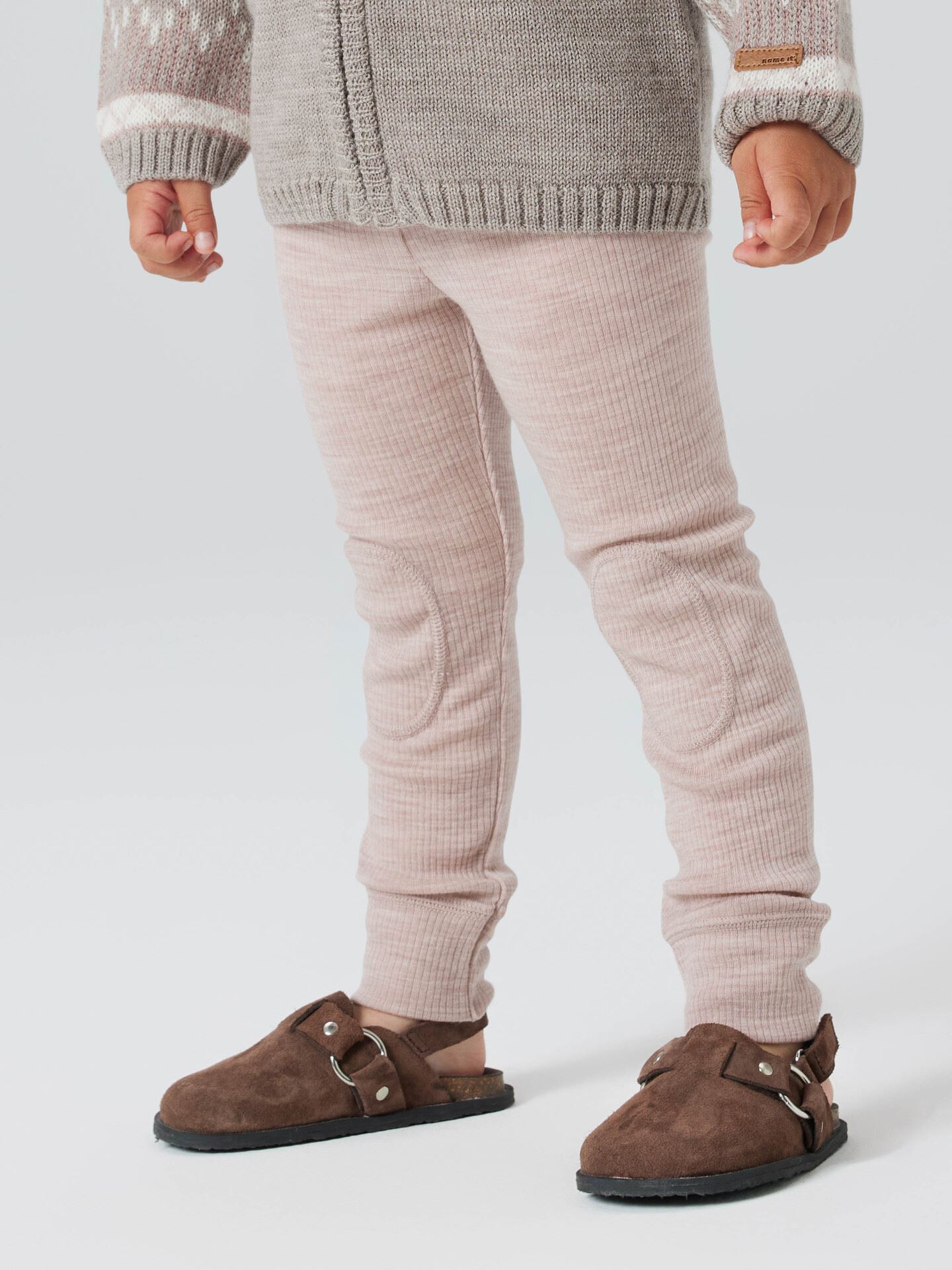 Wax Wool Rib Legging