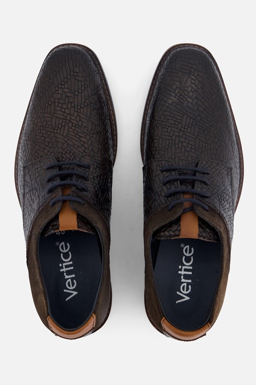 Vertice Veterschoenen bruin Leer