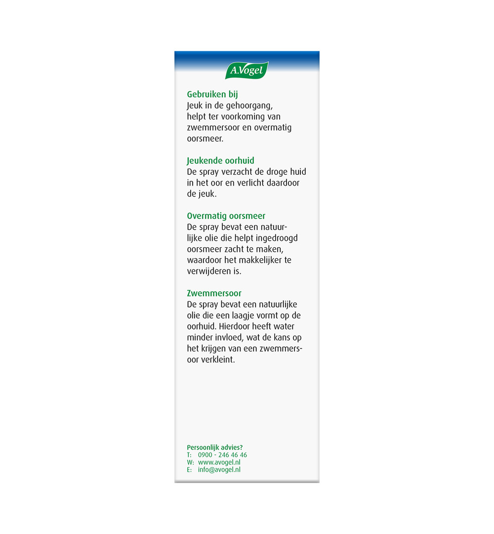 A.Vogel Oorspray Droge Huid (20 ml)
