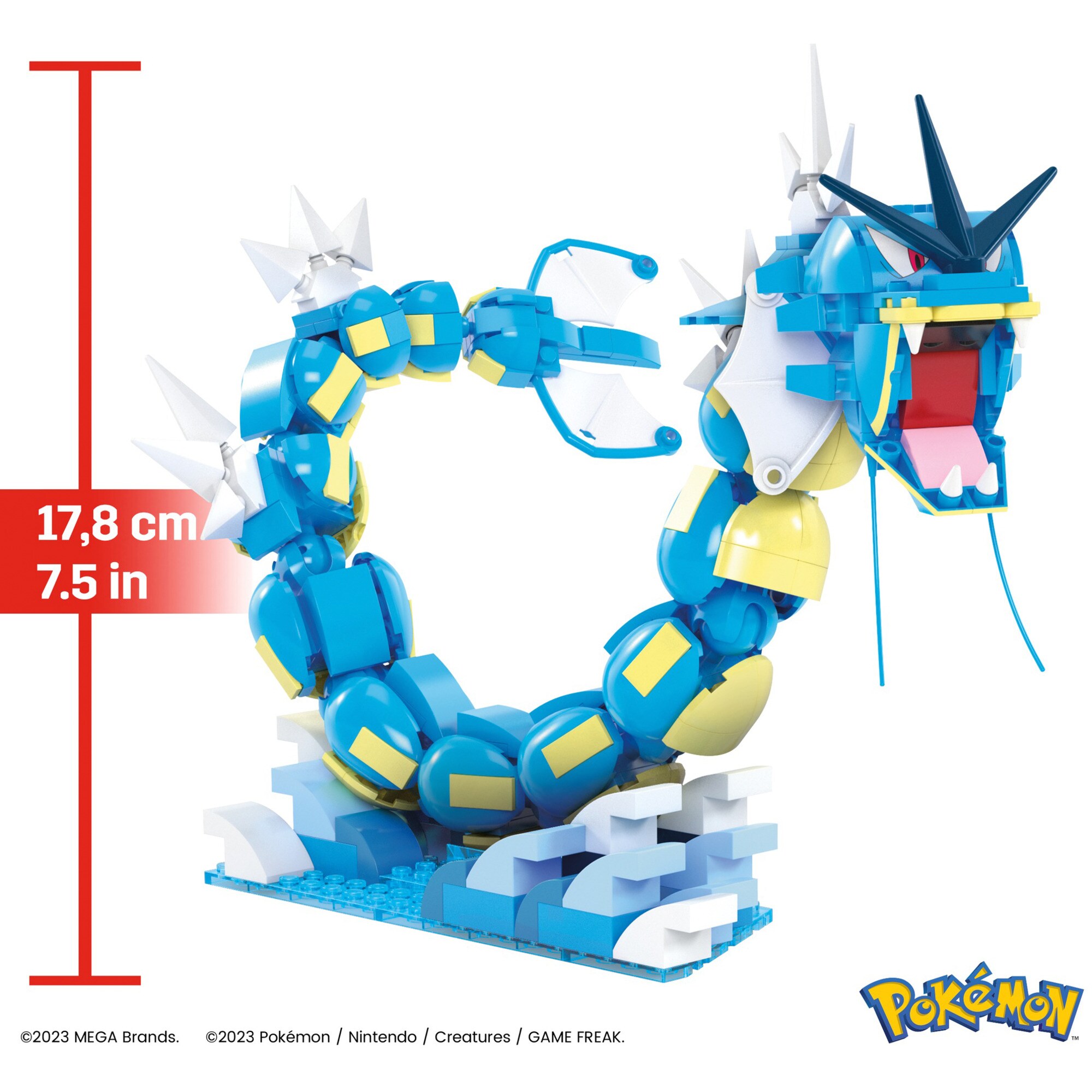Mattel Konstruktionsspielzeug MEGA Pokémon Magikarp Evolution Set