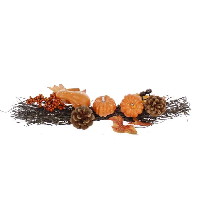 Kürbisbouquet - aus Naturmaterial - ca. 40 x 10 x 6 cm