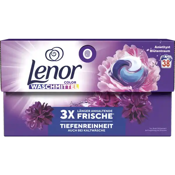 Vollwaschmittel Flüssig All-in-1 Pods Amethyst Blütentraum 38WL