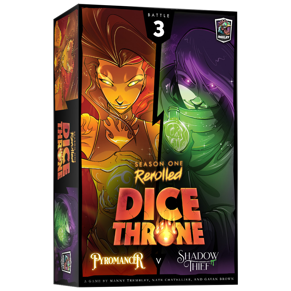 Dice Throne Season 1 Rerolled - Pyromancer vs Shadow Thief