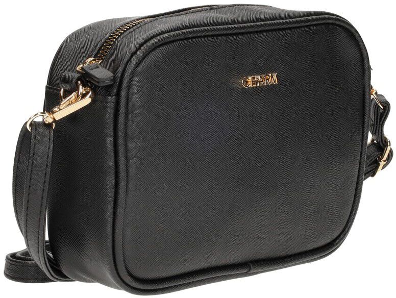 Charm London Schoudertas zwart