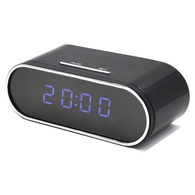 Full HD Night Vision WiFi Cam Vækkeur skjult kamera