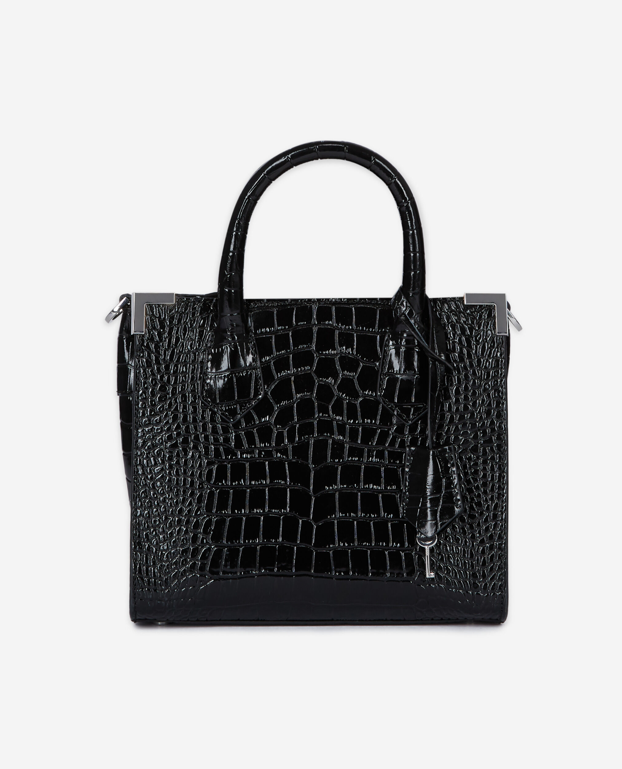 Sac Ming medium en cuir noir