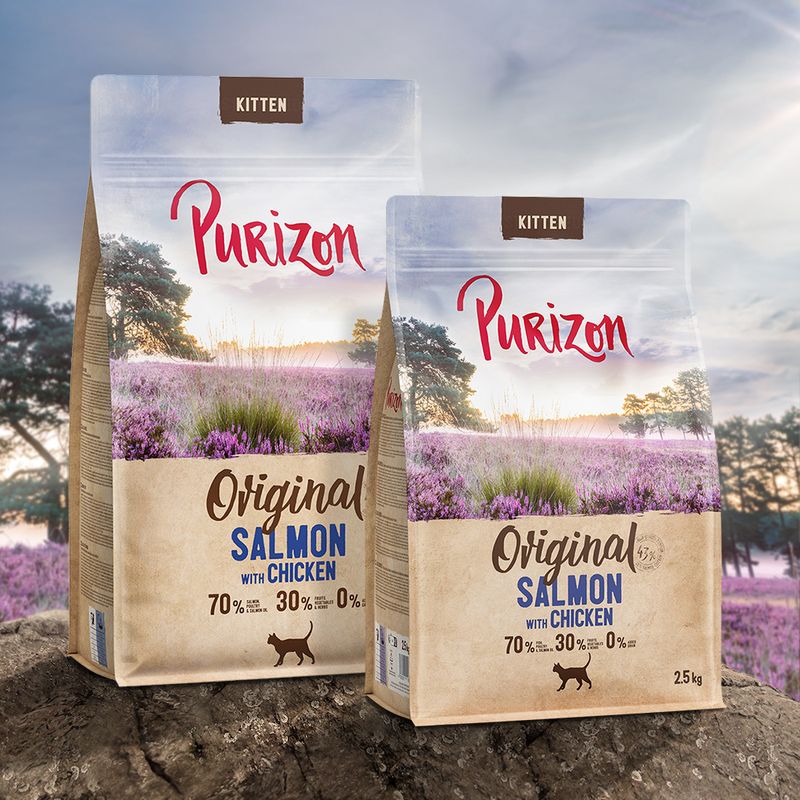 Purizon Kitten saumon, poulet - sans céréales