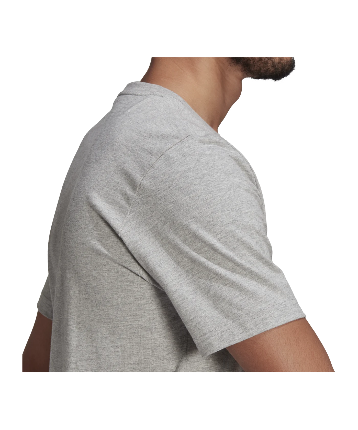 adidas Essentials T-Shirt Grau Schwarz