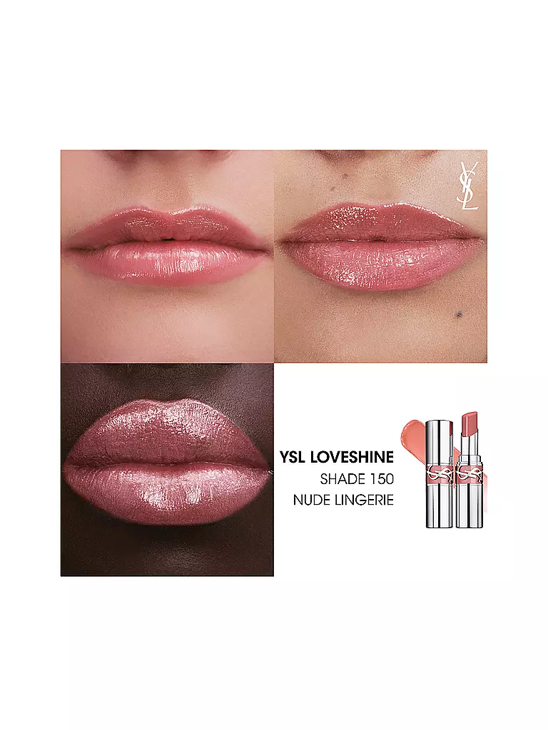 YVES SAINT LAURENT Loveshine Lippenstift (150 Nude Lingerie) rosa