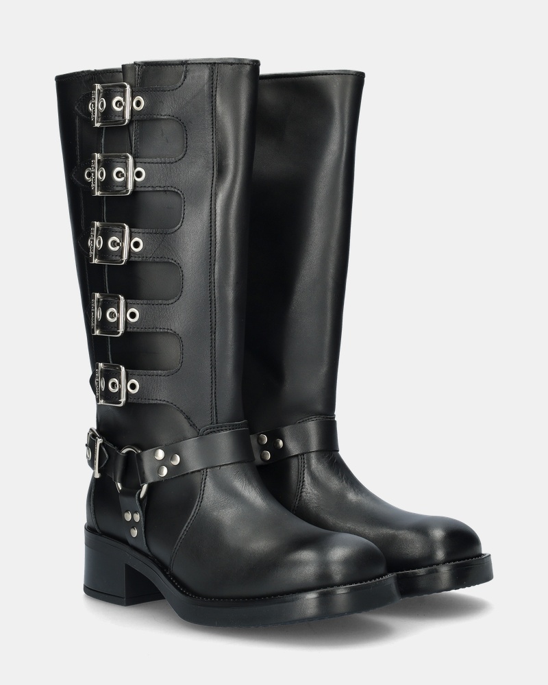 Steve Madden Battle Bikerboots  - zwart