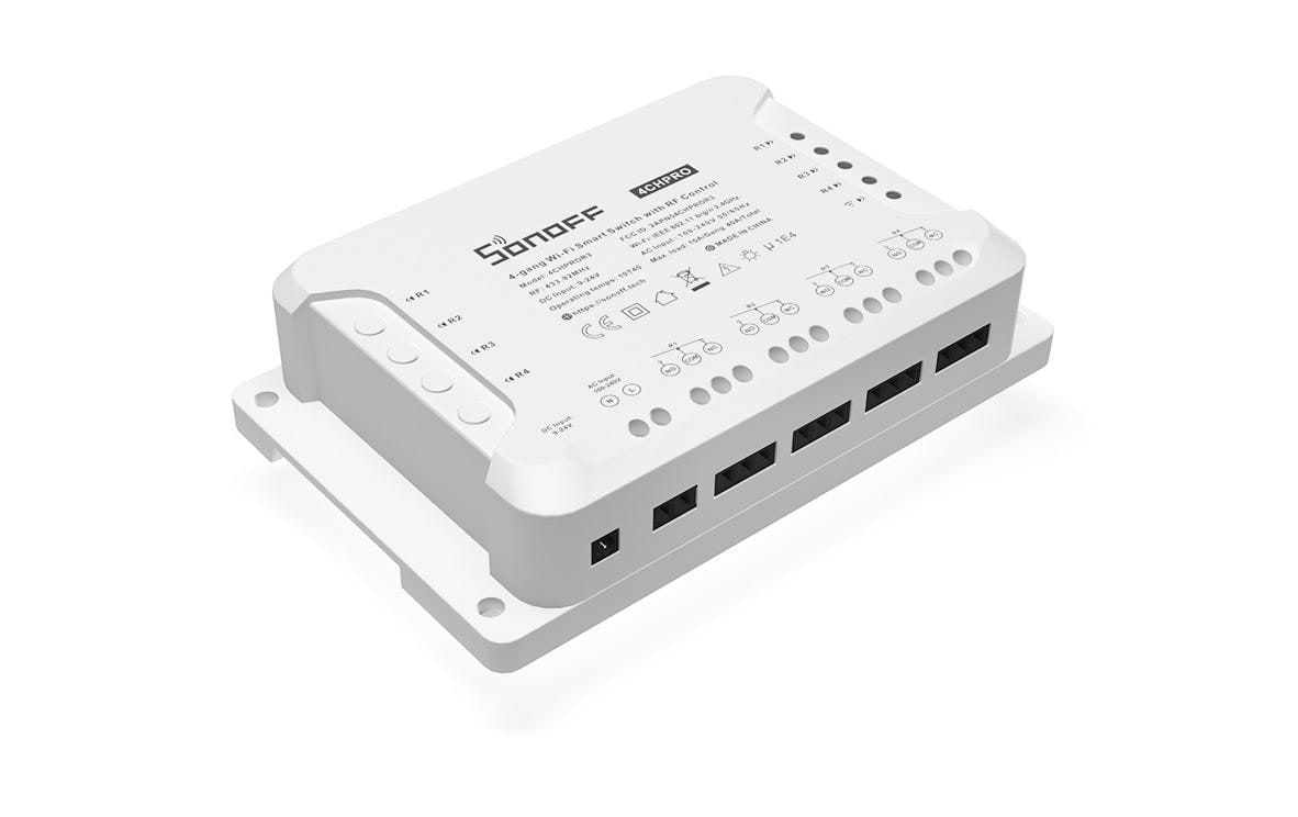 WLAN-Schaltaktor 4CHPROR3 4-fach, WiFi-RFWiFi Smart Switch mit HF-Steuerung
