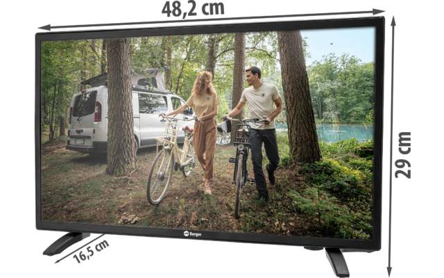 Berger Classiq Smart LED Fernseher mit Triple-Tuner und 12 / 230 V