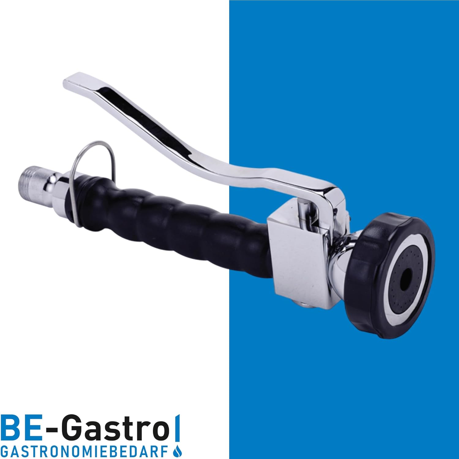 I Profi Gastro Geschirrbrause „Premium“ inkl. Wasserhahn, Mischbatterie & ergonomischem Langhebelgriff I Gastrobrause mit Zubehör (60cm)