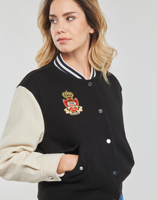 Only - ONLWEMBLEY L/S COLLEGE JACKET CC PNT - Noir / Blanc