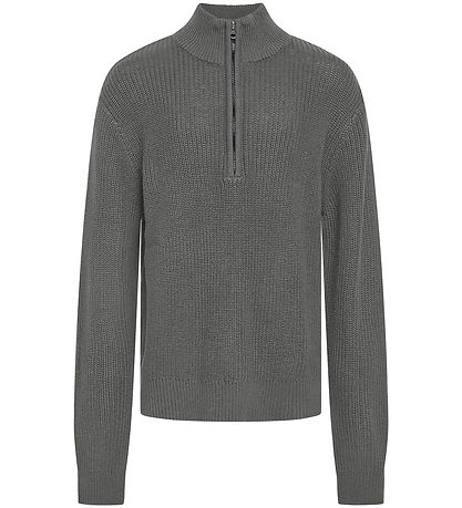 Grønt Bluse - Strik - Durbuy - Light Grey
