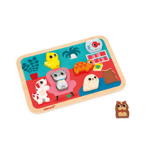 Chunky puzzle les animaux familiers - JANOD