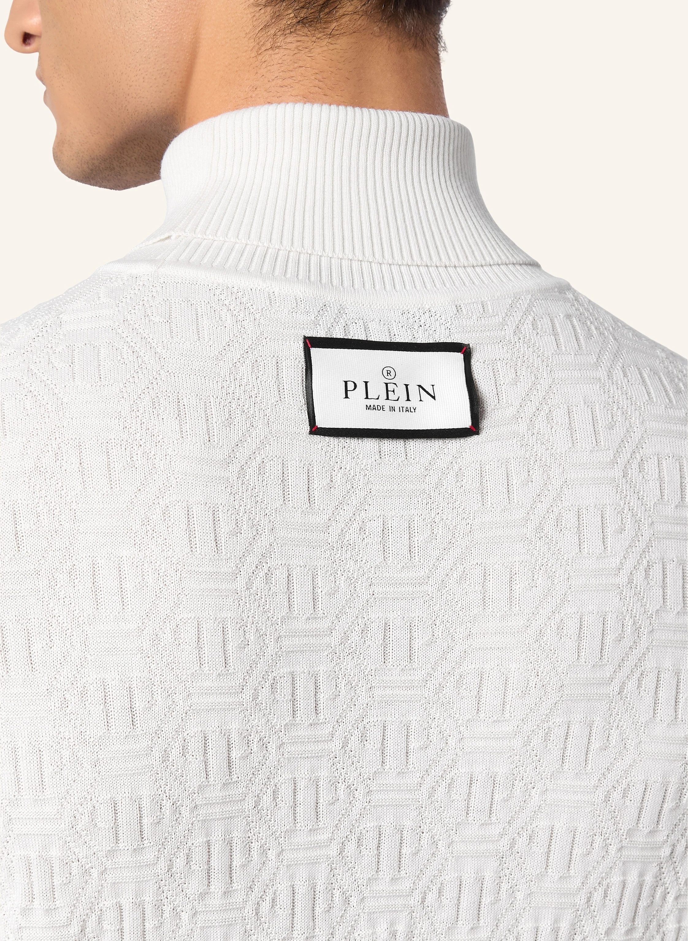 PHILIPP PLEIN Rollkragenpullover MONOGRAM
