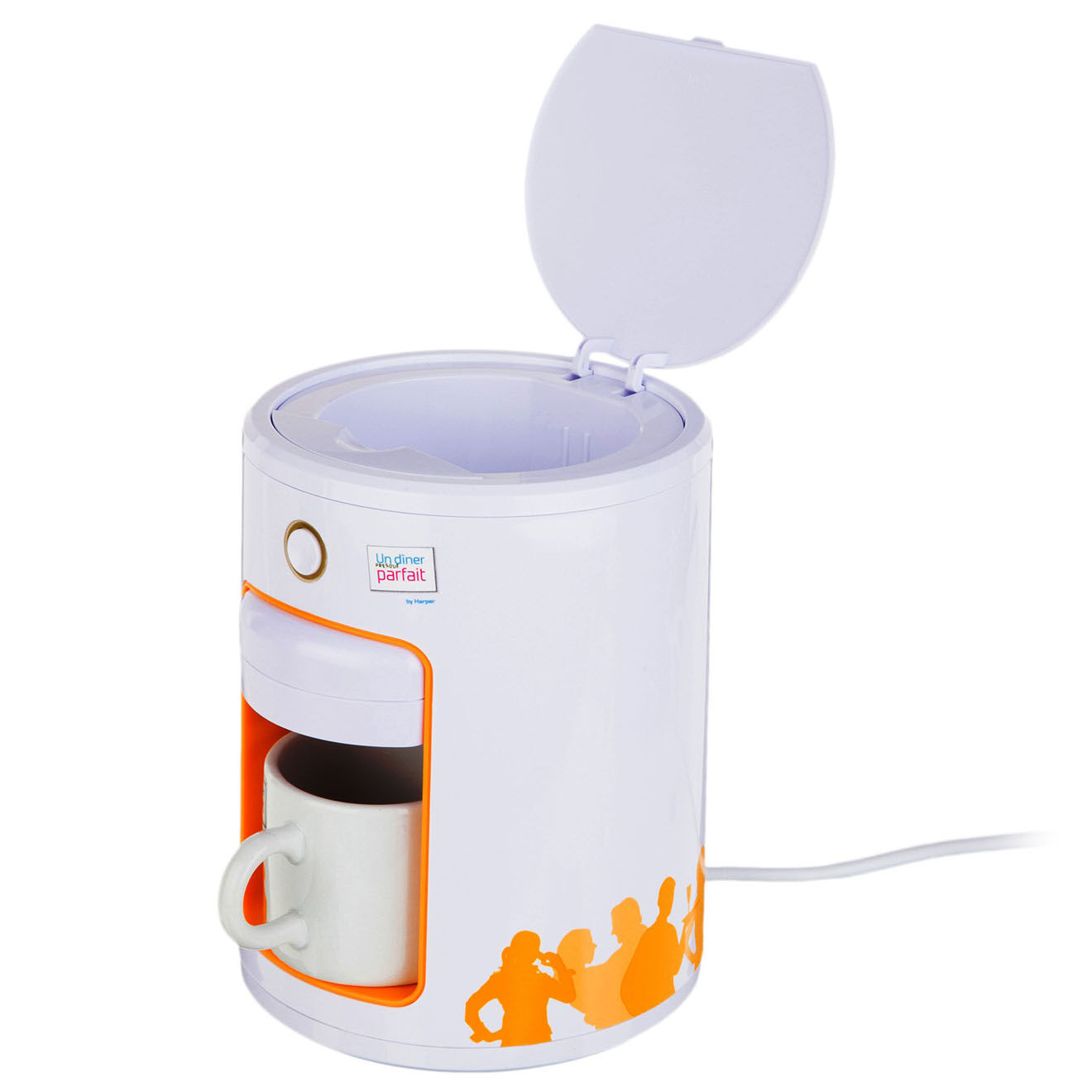 UDPP Machine à expresso blanc/orange
