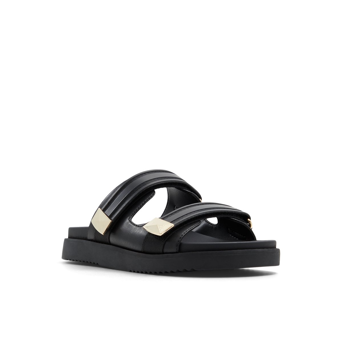 ALDO-Coralina-l-Sandales athlétiques à glissière - Talon plat - Noir