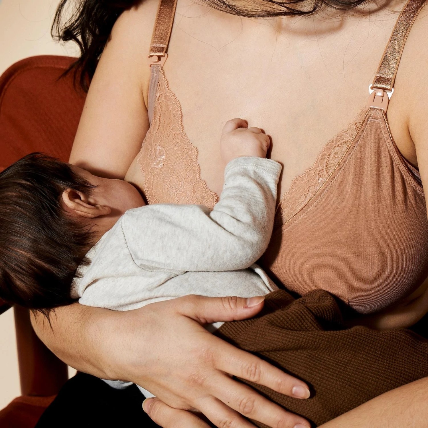 Underprotection Maternity Bra Mia Warm Beige