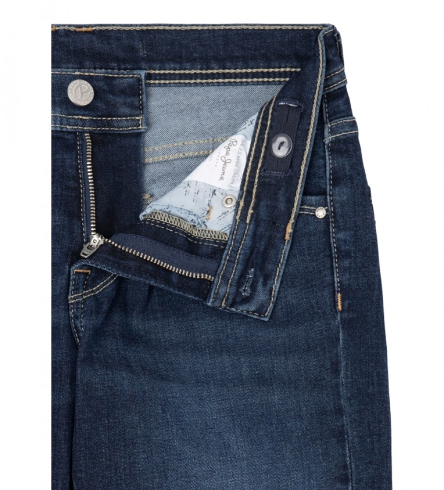 Calça jeans Pepe Jeans Cashed slim fit azul marinho escuro