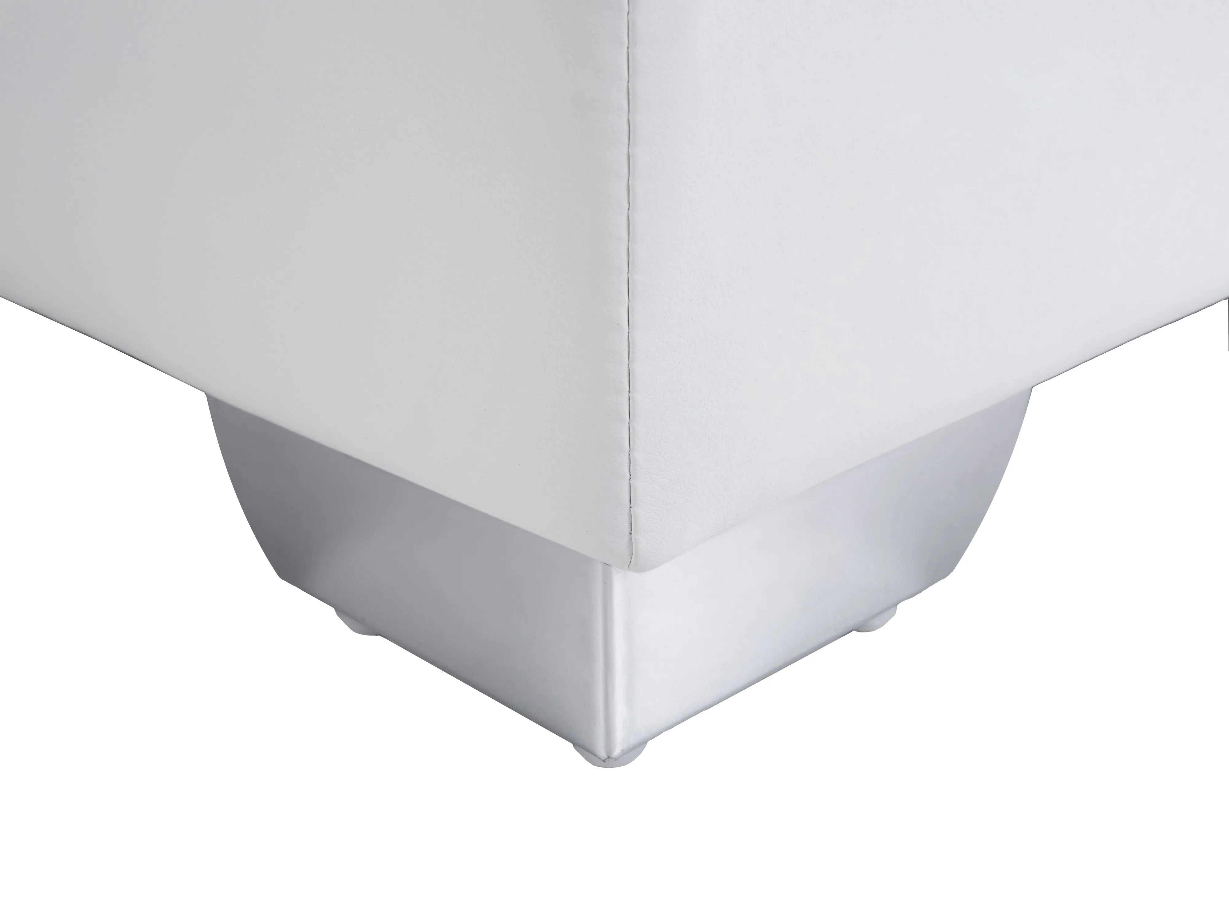Boxspring Kunstleer PRESIDENT 180 x 200 cm Wit