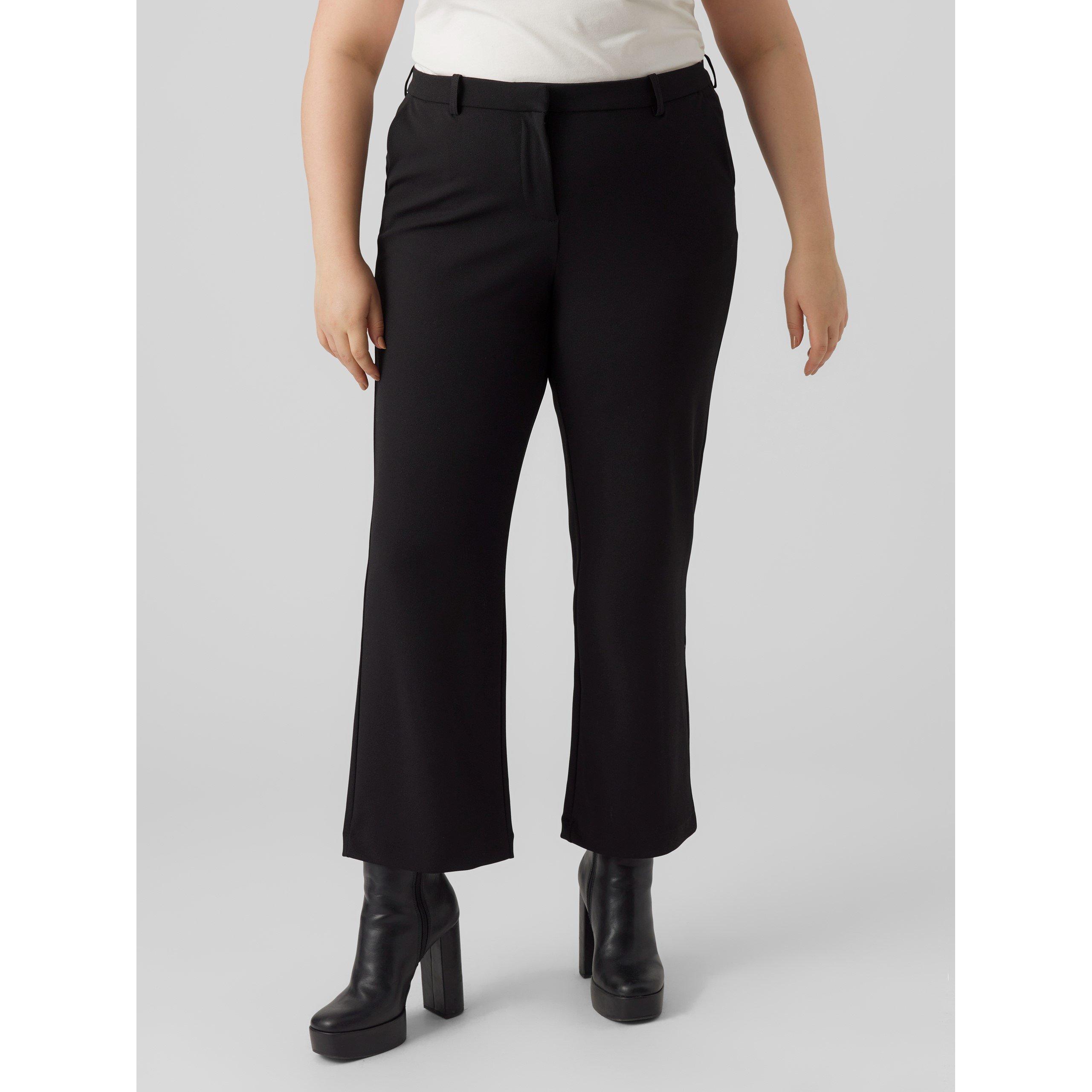 Vero Moda Curve High Waisted Straight Trousers.