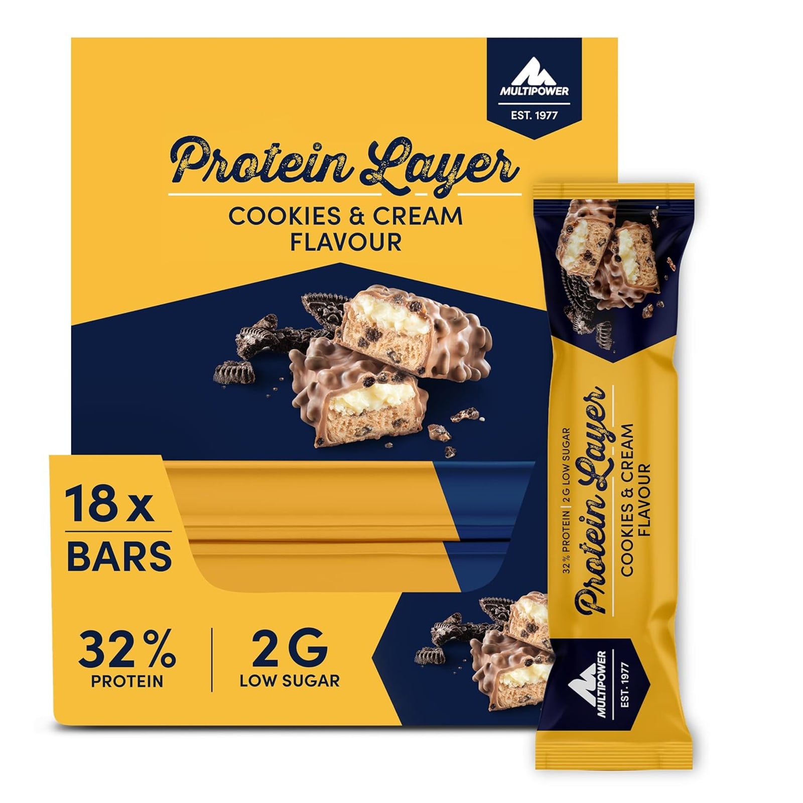 Protein Layer - 18x50g - Cookies & Cream