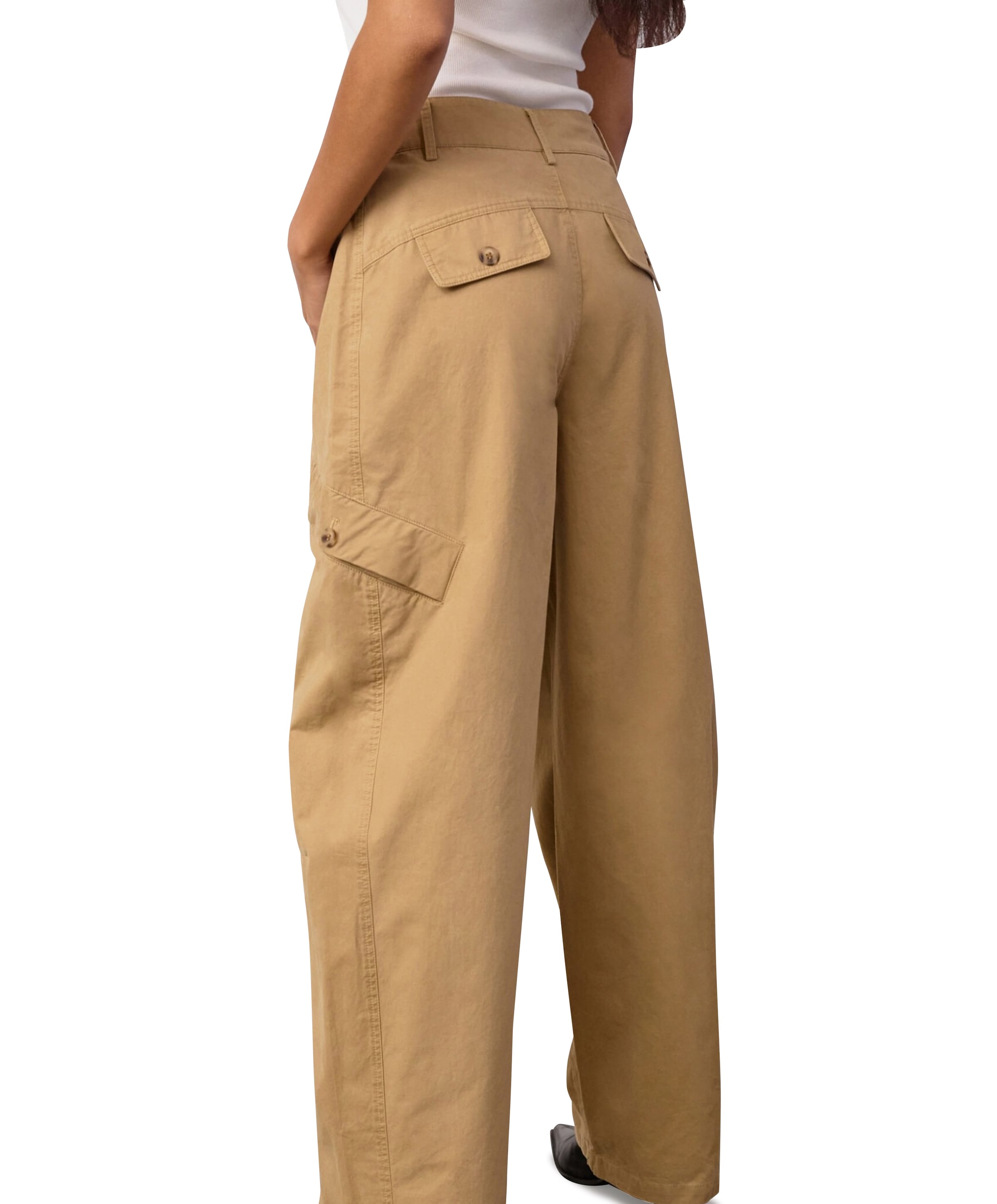Co'Couture EvelynCC Barrel dames broek beige