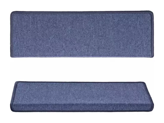 Prolenta Premium - Tapis d'escalier 15 pcs 65x21x4 cm Bleu
