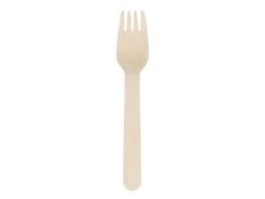 Gaffel Verive L160mm Voksbehandlet Træ FSC Natur,100 stk/ps - (100 stk.)