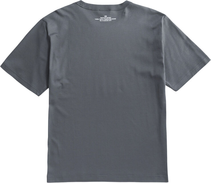 Norse Projects Holger Organic Interlock Hide Print T-Shirt Battleship grey