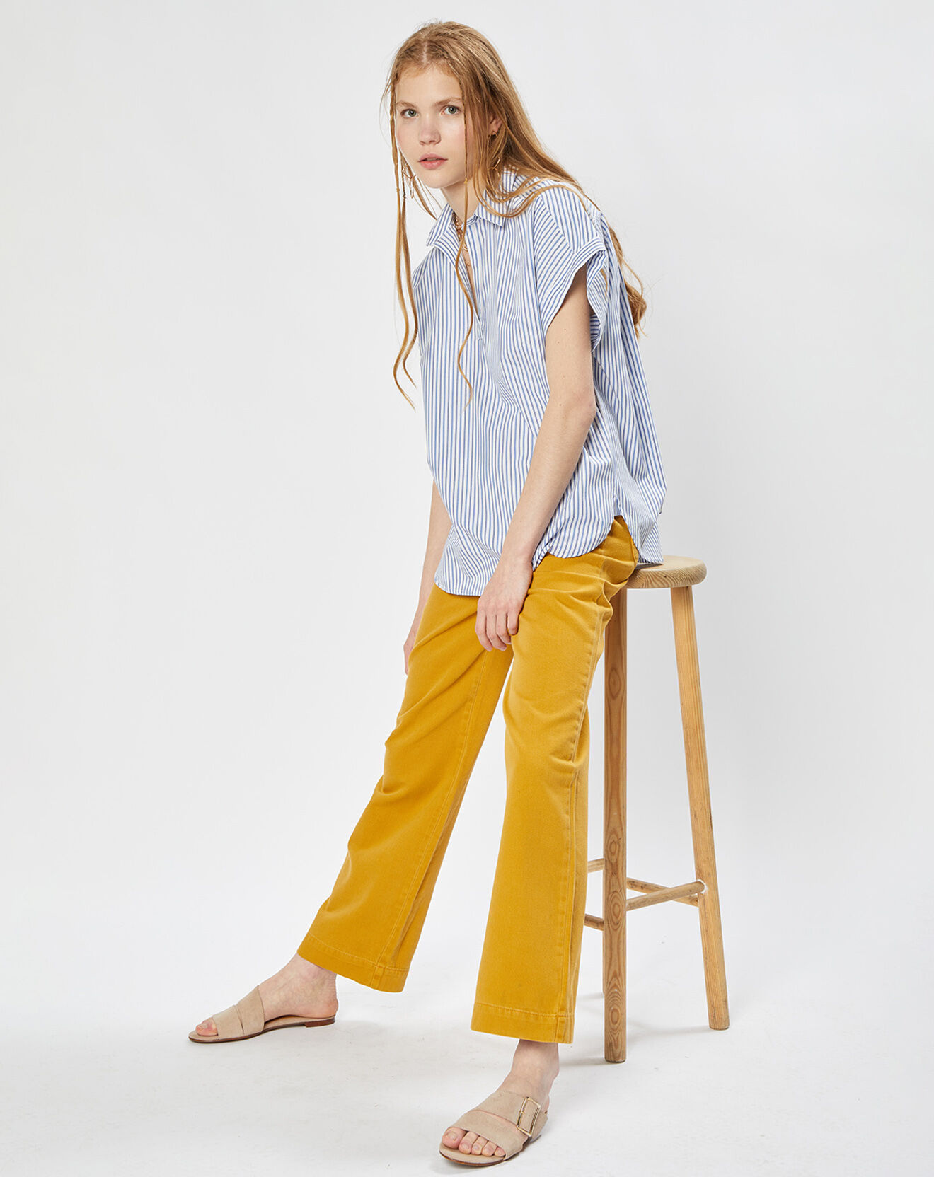 Stella Forest Top Jordan rayé bleu