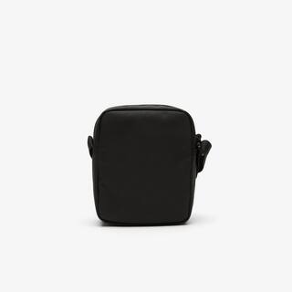 Sacoche verticale Lacoste Neocroc en fibres recyclées Sacoches & Pochettes - Noir - Lacoste - Unisex