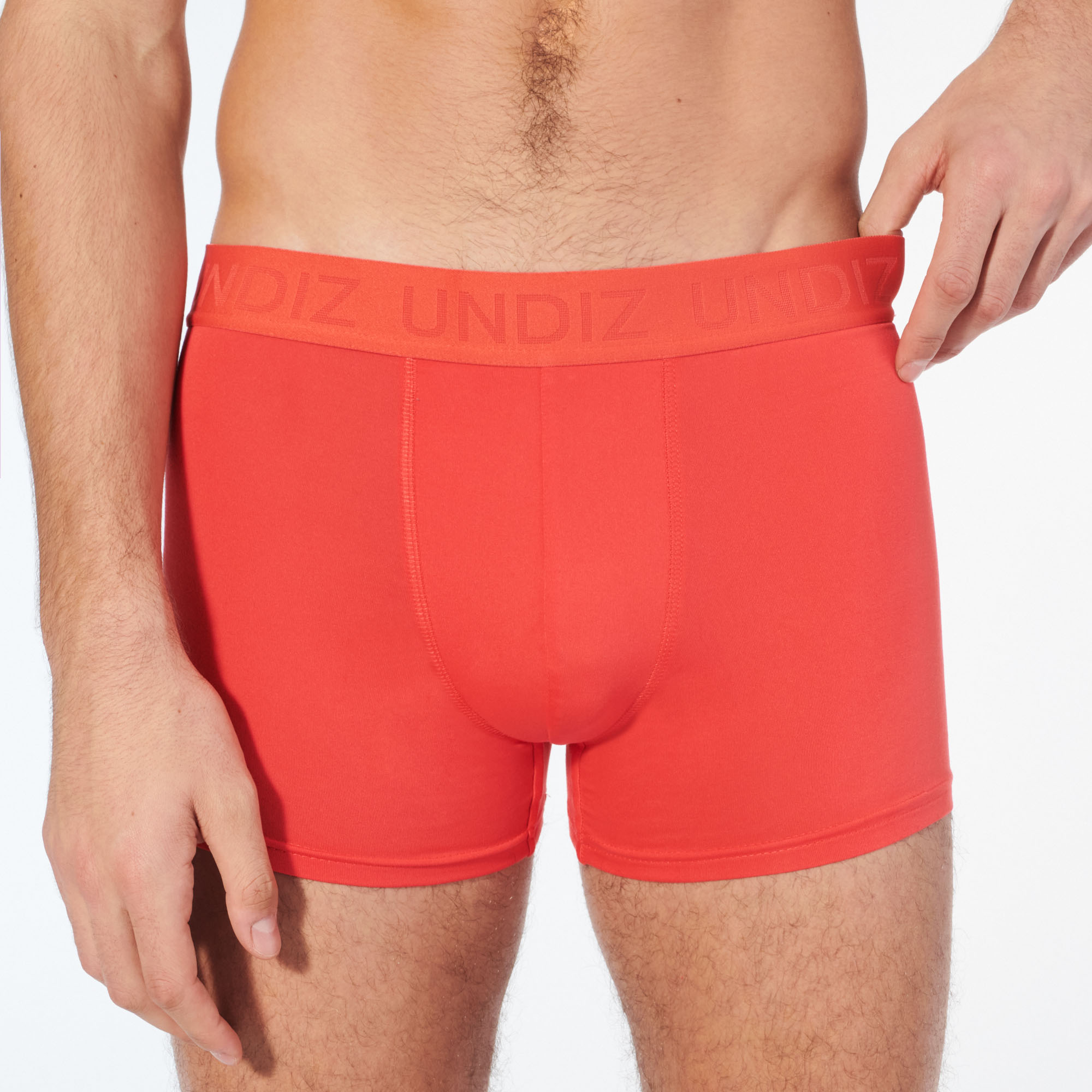 Boxer uni en microfibre